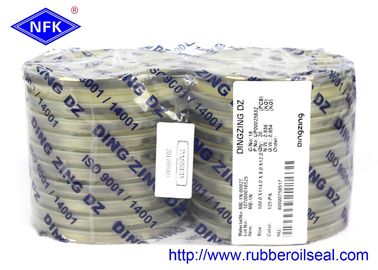 ختم غبار مطاطي DINGZING ME-1N 100×114×8 TPU/8L95+SPCC بيج 95A شديد التحمل